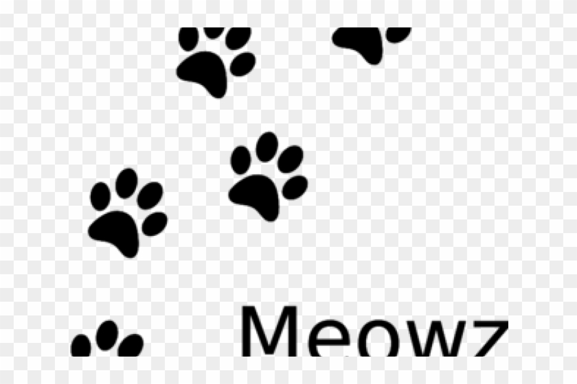 840x560 Cat Footprints Clipart