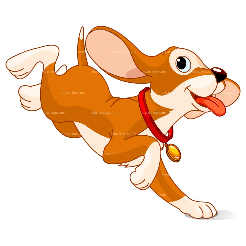 800x800 Dog Running Clipart