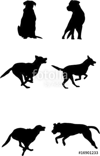 321x500 Vector Dog Silhouette Stock Image And Royalty Free Vector Files