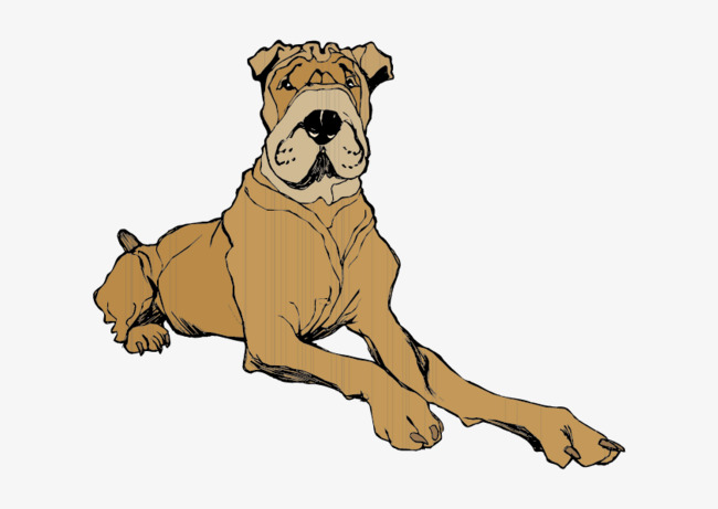 650x461 Cartoon Dog Sitting, Dog Clipart, Cartoon, Sat Png And Vector For