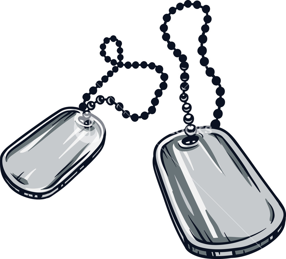 1000x904 Dog Tag Vector Element Royalty Free Stock Image