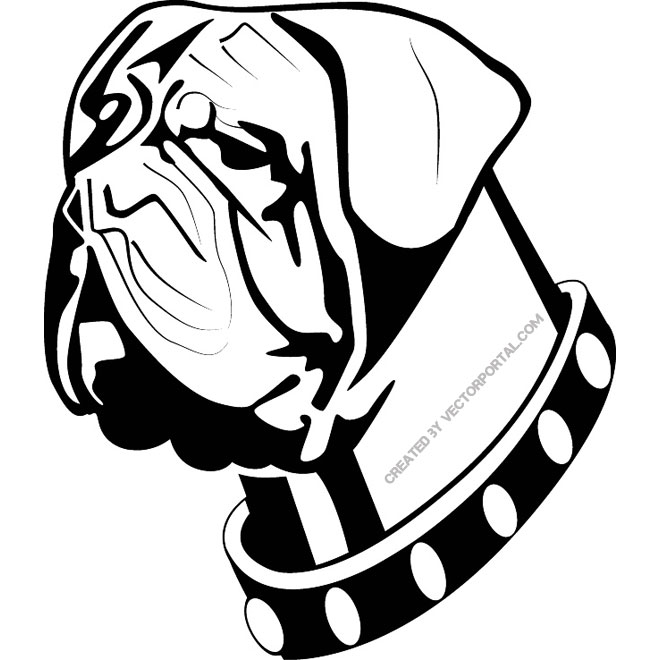 660x660 Dog With Neck Belt Image Free Vector 123freevectors