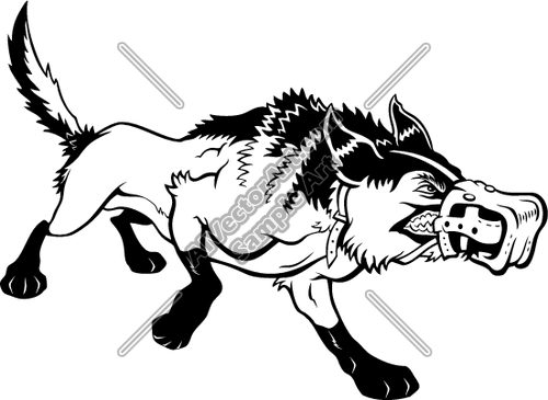 500x365 Muzzle Dog Clipart And Vectorart Sports Mascots