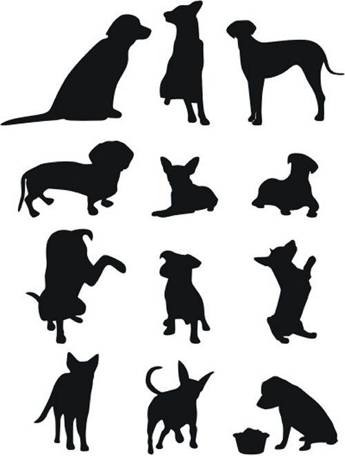 500x660 50 Free High Quality Silhouette Sets Laser And Print