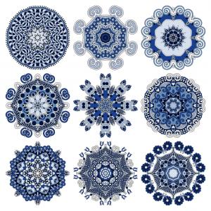 300x300 Circle Lace Ornament Round Geometric Doily Pattern Vector Orangiausa