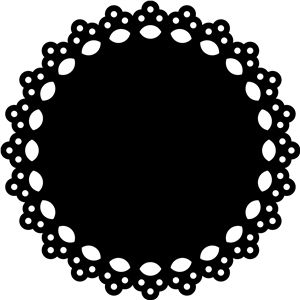 300x300 Collection Of Free Doyly Clipart Doily Pattern. Download On Ubisafe