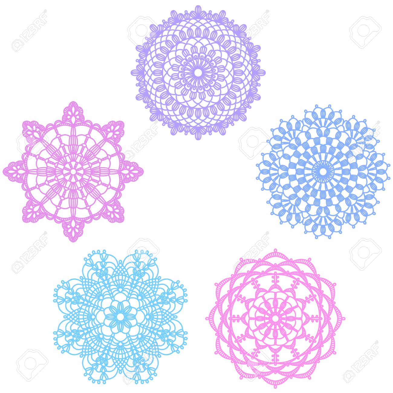 1300x1300 Doily Pattern Clipart