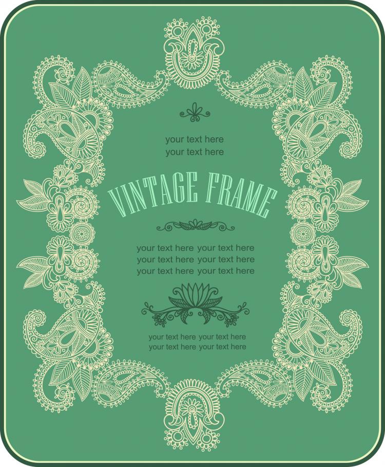 750x908 Simple And Elegant Pattern Background 02 Vector Free Vector 4vector