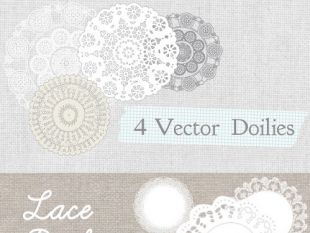 310x233 White Lace Doily Free Vectors Ui Download
