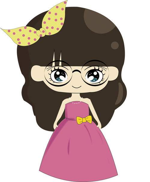 500x608 Cartoon Doll Vector Free Download