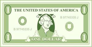 300x154 Dollar Bill Clip Art Clipartlook