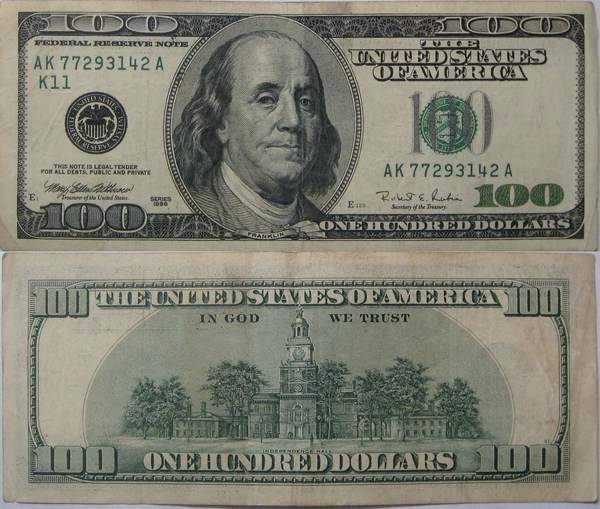 600x509 Dollar Bill Vector Template Photoshop One Hundred Getpicks.co