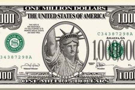 450x300 Million Dollar Bill Template Dollar Bill Illustrations Amp Vectors
