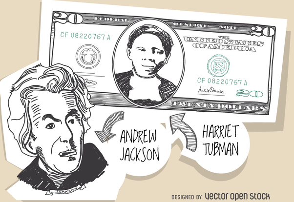 602x414 20 Dollar Bill With Harriet Tubman Free Vector Download 364237