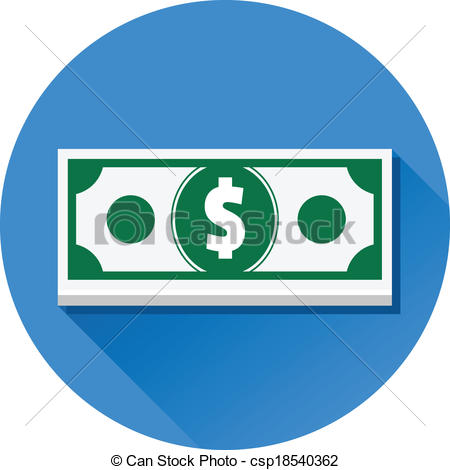 450x470 Vector Dollar Icon.