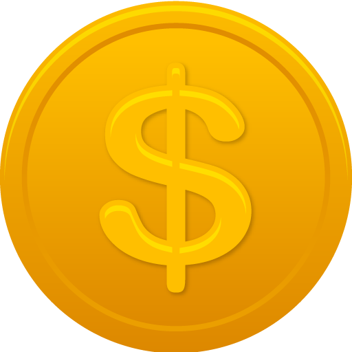 512x512 Collection Of Free Coins Vector Dollar. Download On Ubisafe