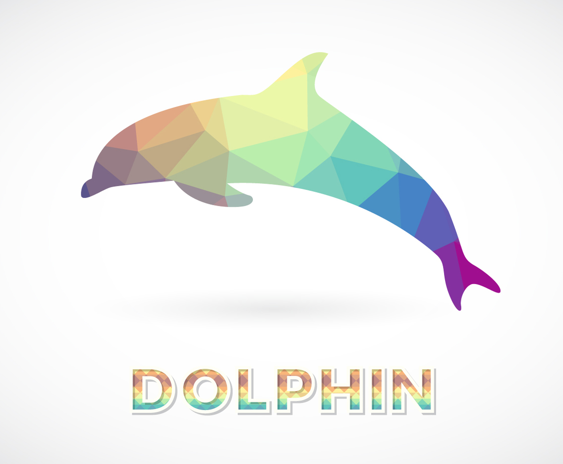 1136x936 Polygon Dolphin Vector Art Amp Graphics
