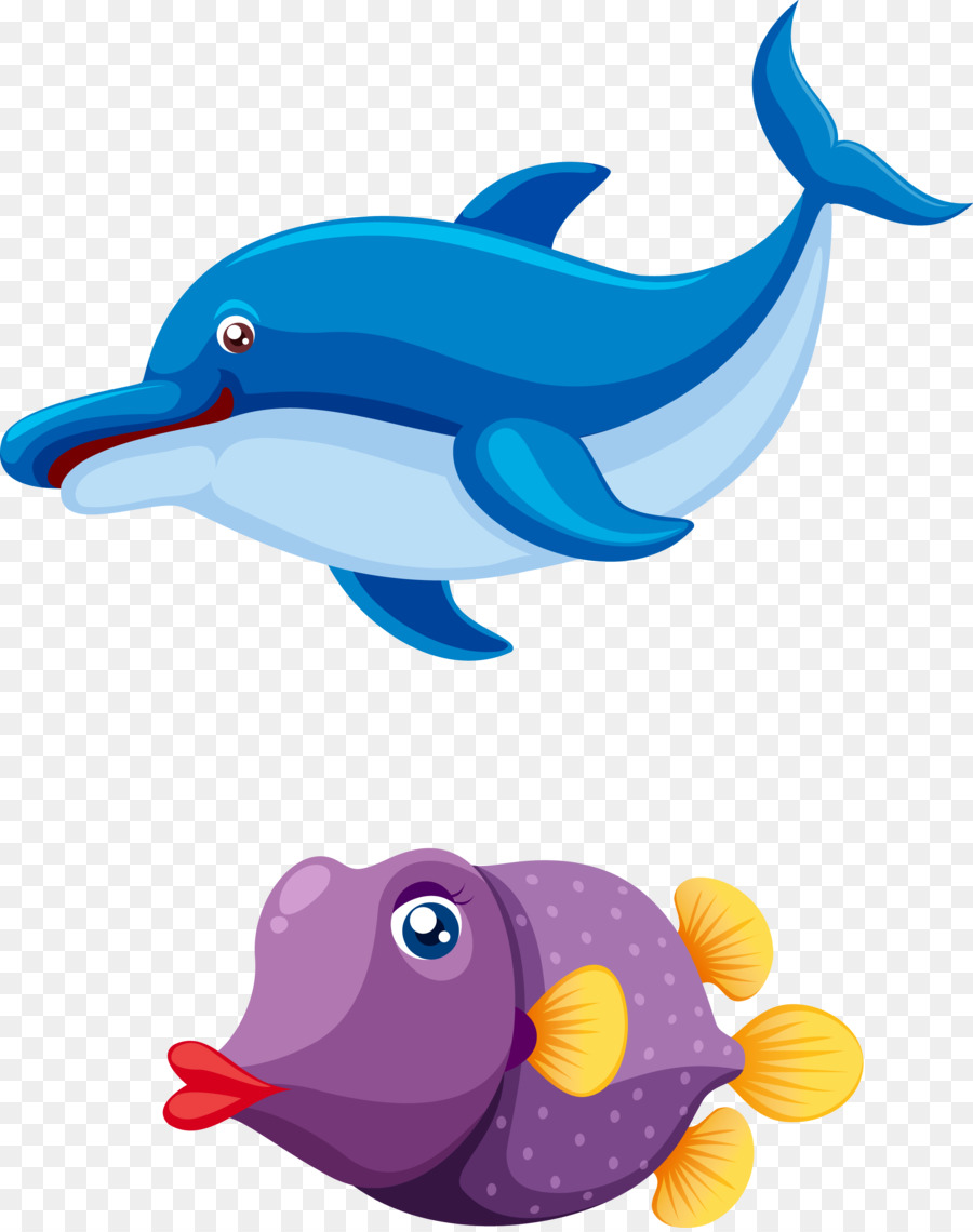 900x1140 Cartoon Dolphin
