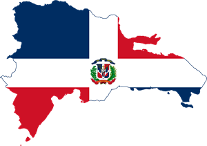 300x211 Flag Map Of The Dominican Republic Logo Vector (.eps) Free Download