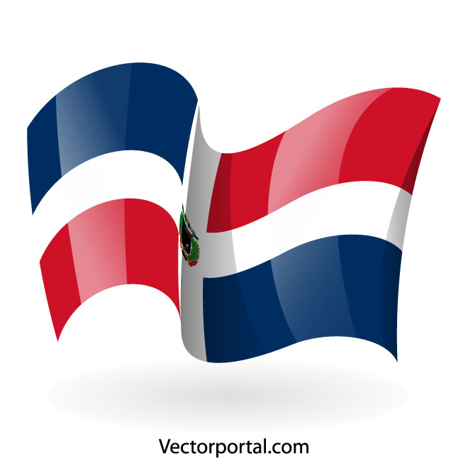 Dominican Flag Vector at GetDrawings | Free download