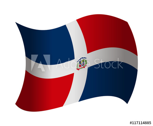 500x413 Dominican Republic Flag Waving In The Wind