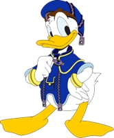 166x200 Donald Duck Logo Vector (.eps) Free Download