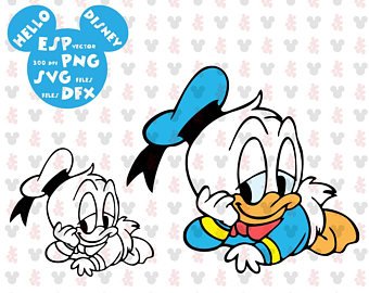 340x270 Donald Duck Vector Etsy