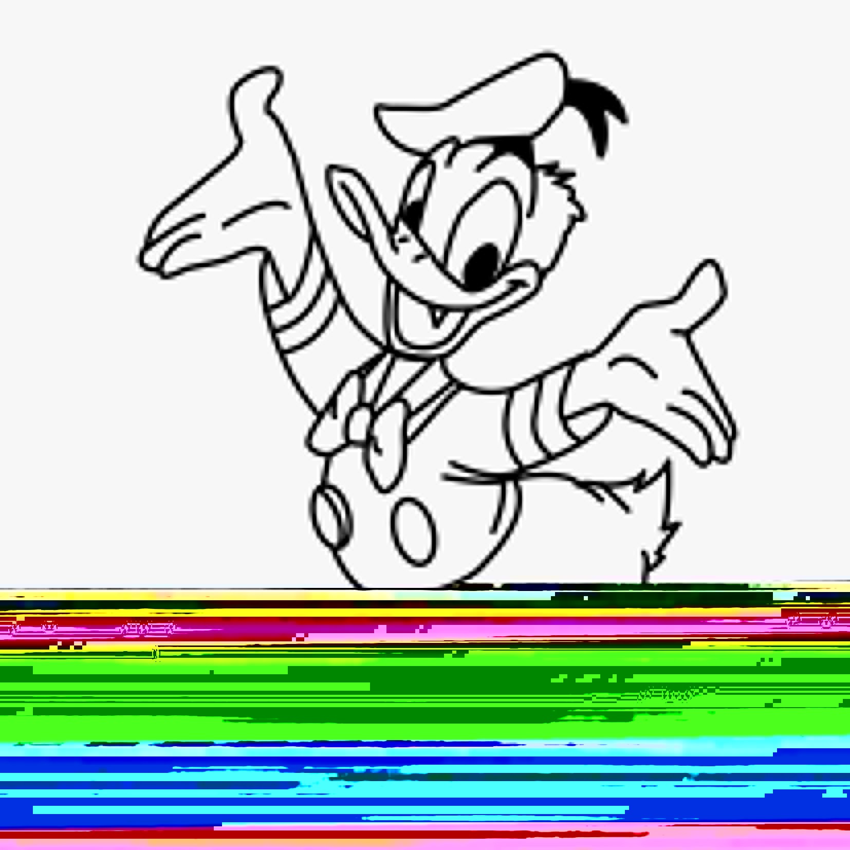 1654x1654 Donald Duck Coloring Pages Lovely New Pond Stock Vector Cute Runs