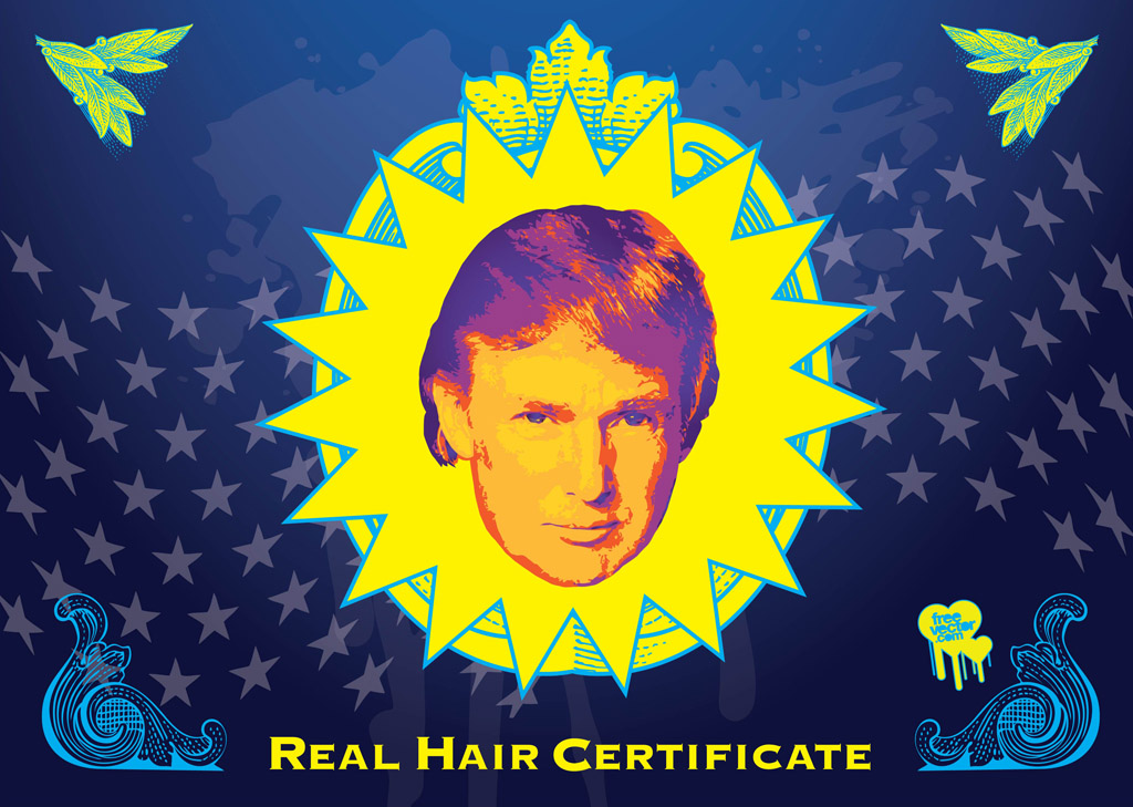 1024x729 Donald Trump Hair Vector Vector Art Amp Graphics