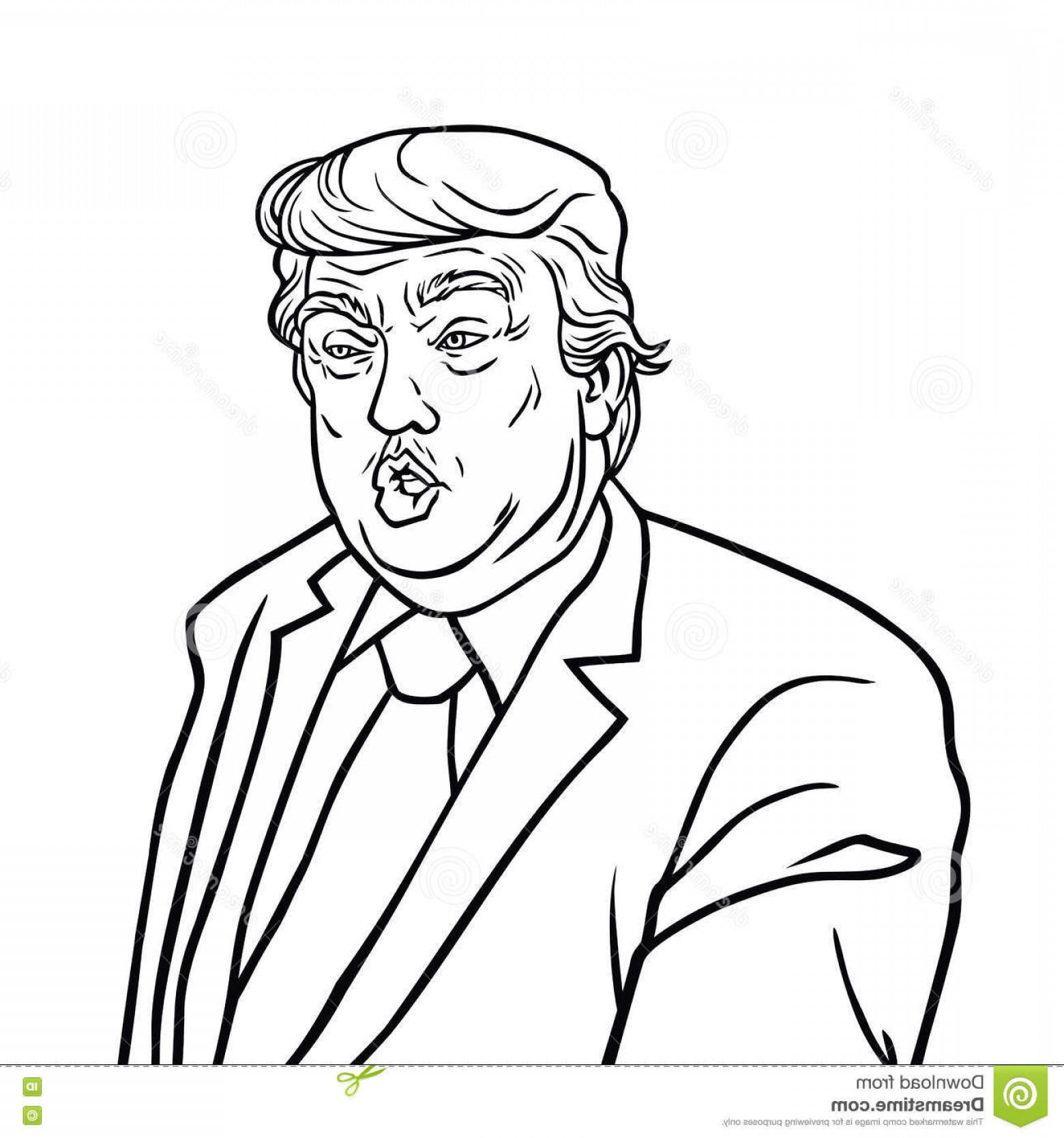 Donald Trump Hair Vector at GetDrawings | Free download