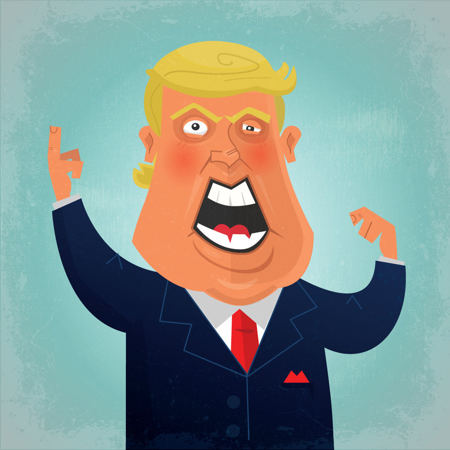 894x894 Donald Trump Vector By Dmonx