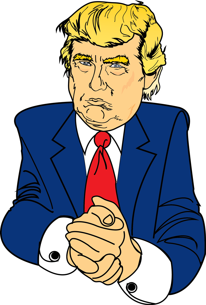 800x1183 Collection Of Free Trump Vector Hope. Download On Ubisafe