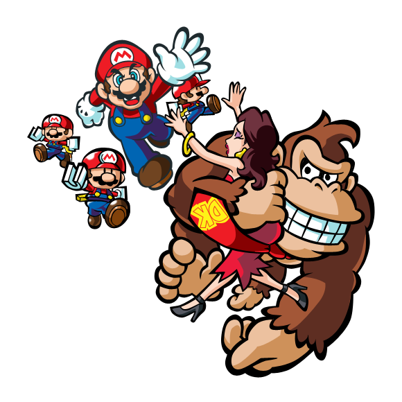 580x580 Mario Vs Donkey Kong 16 By Bidoubidi