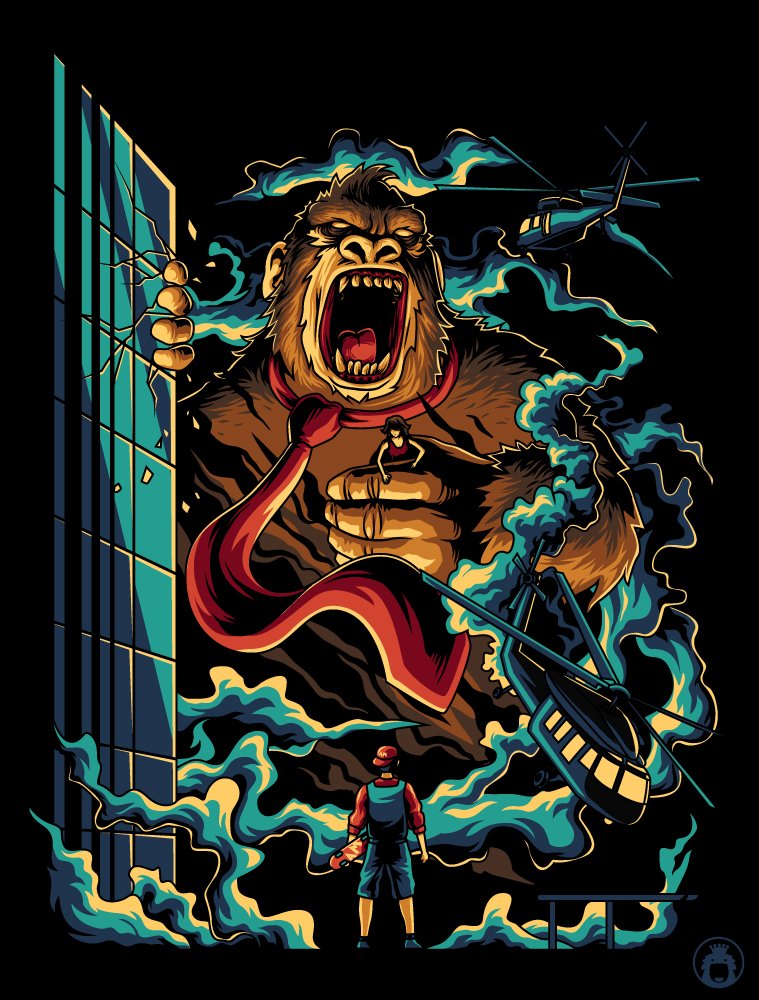 759x1000 Angga Tantama On Twitter Donkey Kong Done For @intotheam