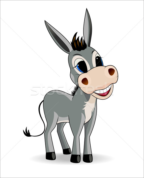 483x600 Donkey Vector Illustration Liolle ( 6404747) Stockfresh