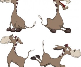 280x235 Donkey Vector