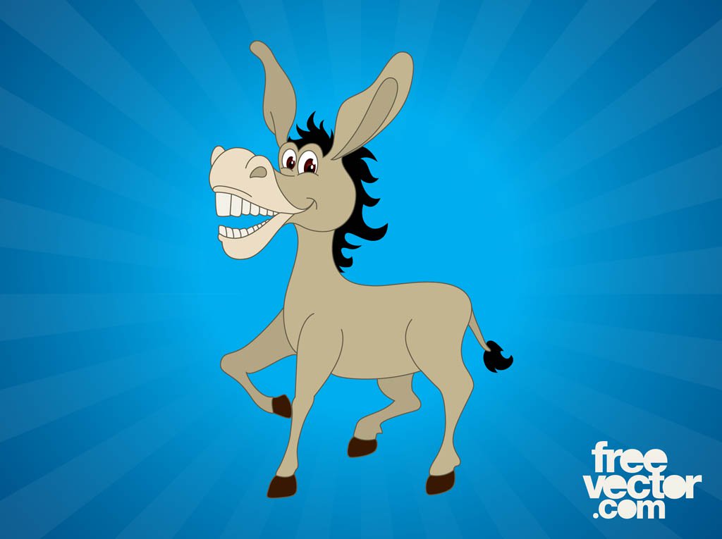 1024x765 Cartoon Donkey Vector Art Amp Graphics