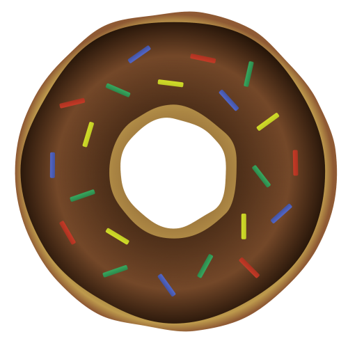 500x490 Donut Vector Png Transparent Image
