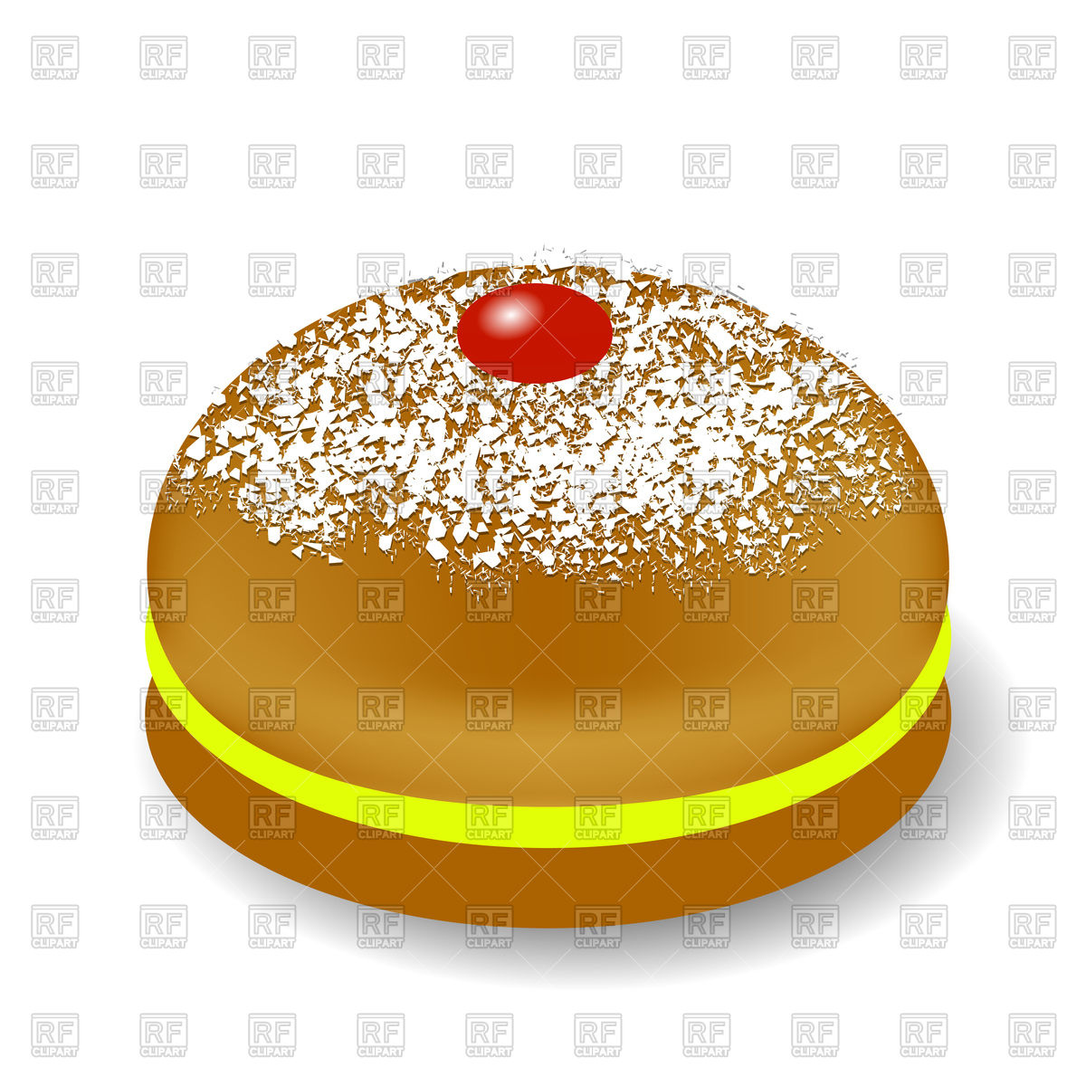 1200x1200 Jelly Donut Vector Image Vector Artwork Of Food And Beverages