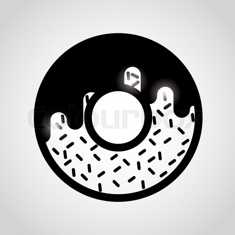 800x800 Sweet Donut Design, Vector Illustration Eps10 Graphic Stock