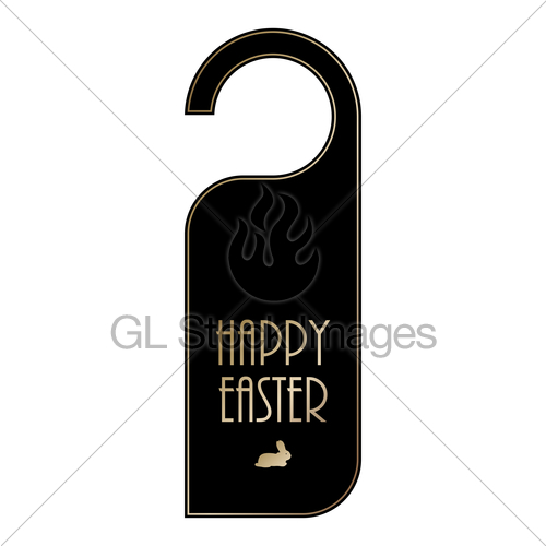 500x500 Easter Door Knob, Vector, Eps10 Gl Stock Images