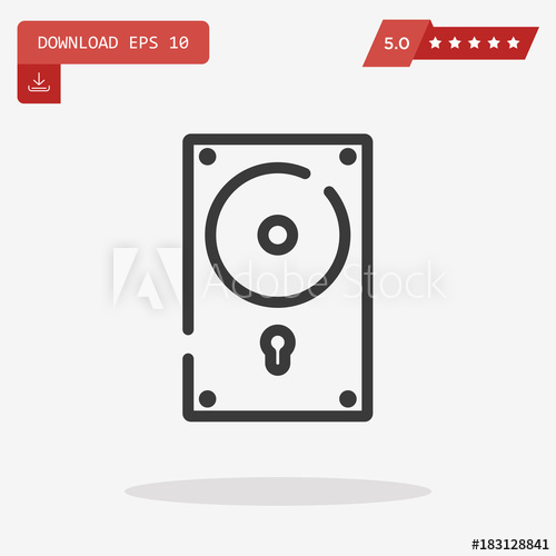 500x500 Door Knob Vector Icon
