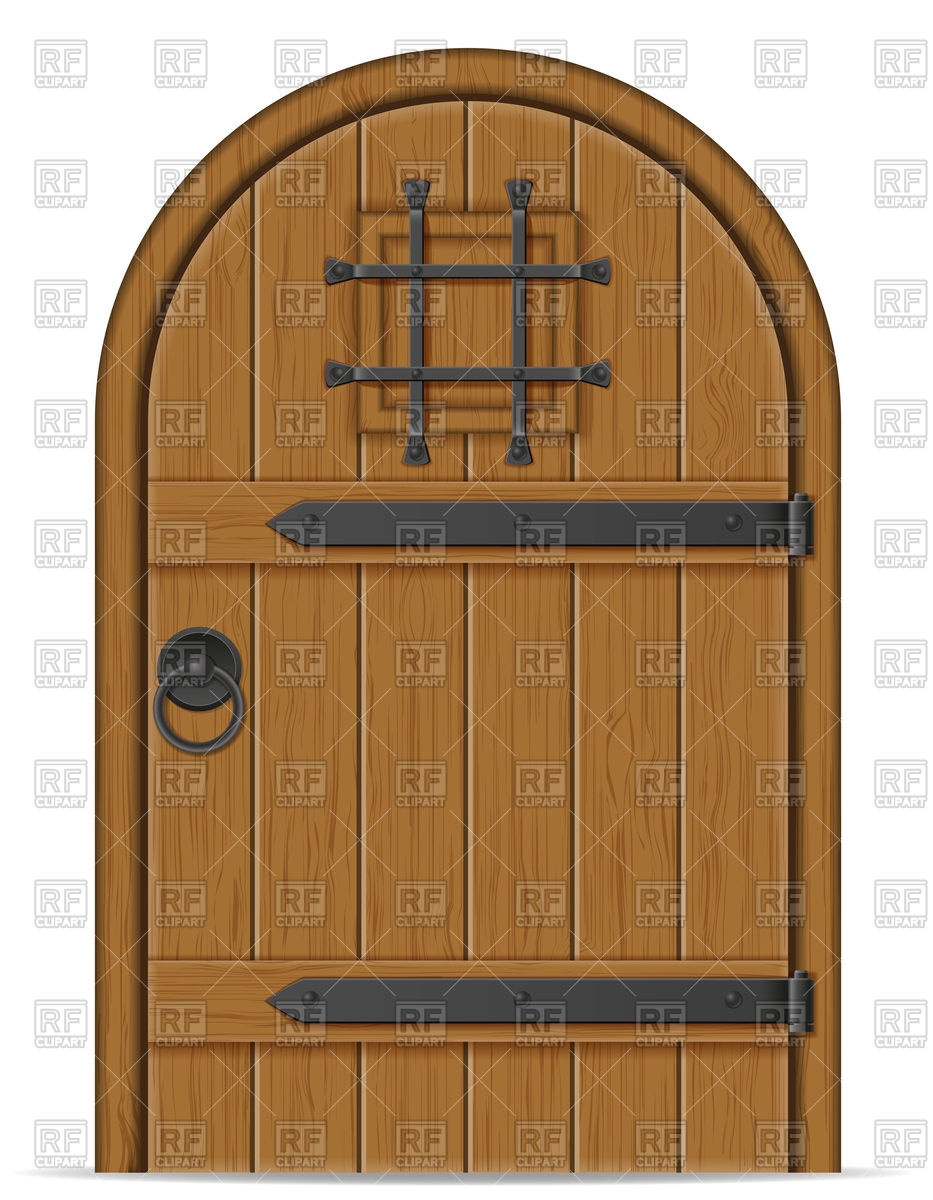 933x1200 Old Wooden Door Vector Image Vector Artwork Of Architecture