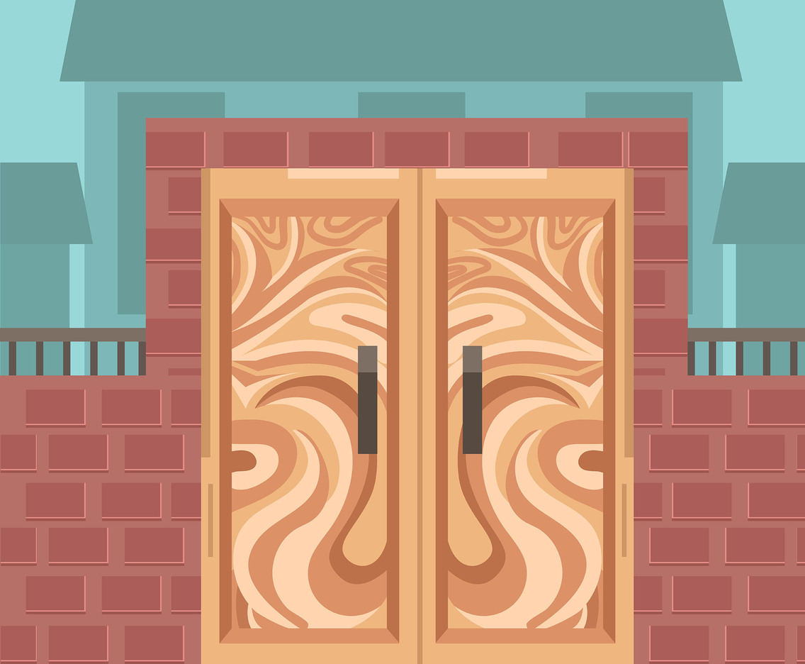 1136x936 Woodcarving Door Vector Vector Art Amp Graphics