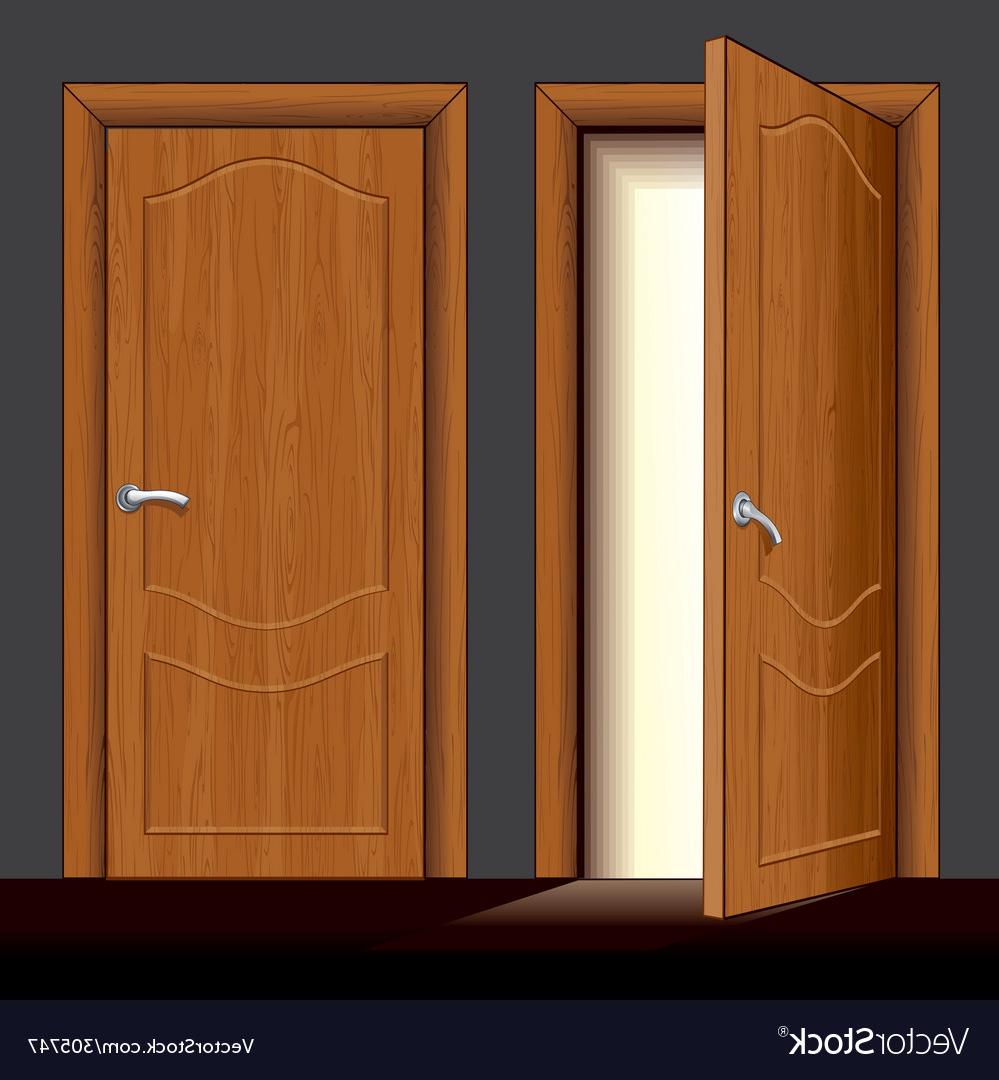 999x1080 Best Free Wooden Door Vector Library