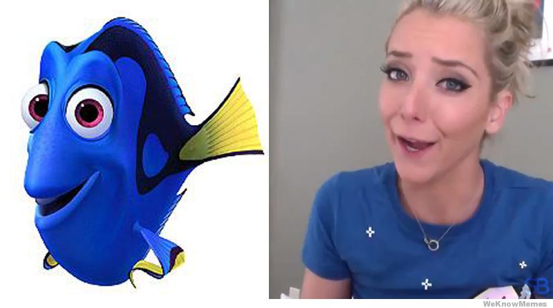 800x446 Jenna Marbles Looks Like Dory From Finding Nemo ~ Hazelfresh Live