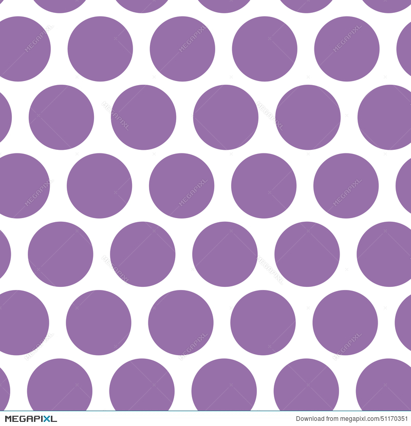 800x830 Polka Dot Background, Seamless Pattern. Purple Dot On White