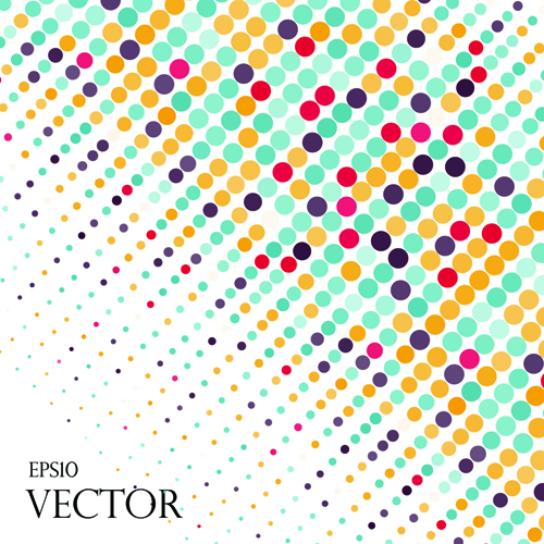 500x500 Round Dot Modern Background Vector Material 05 Free Download