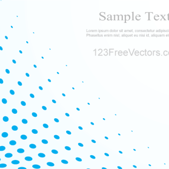 340x340 Vector Abstract Blue Background Illustration With Halftone Dots