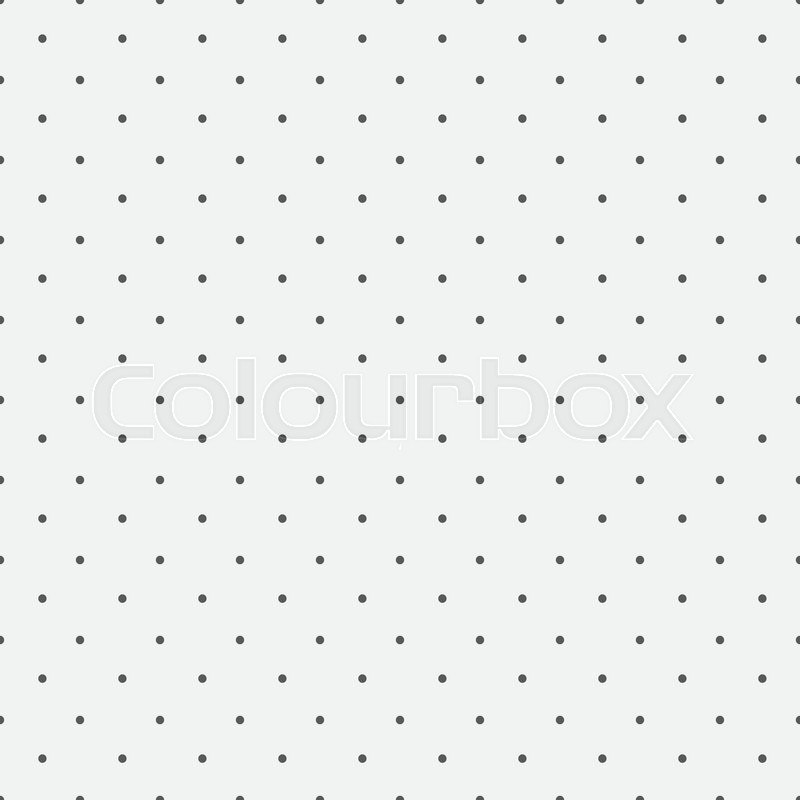 800x800 Simple Dot Pattern, A Seamless Vector Background Stock Vector
